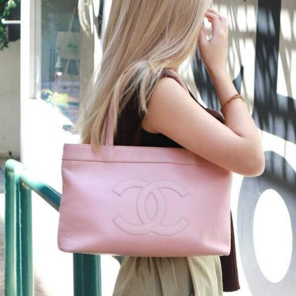 Chanel Timeless/Classique leather tote - image 2