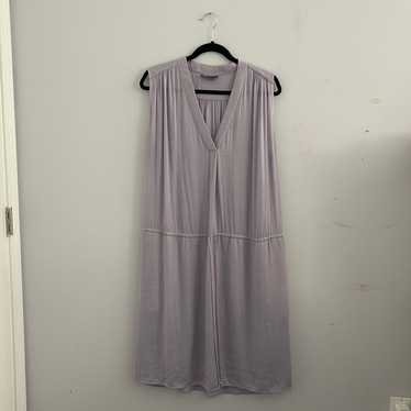 vince purple tie dress