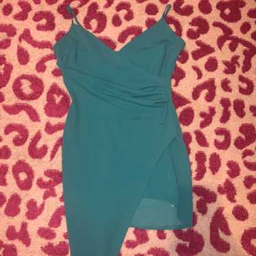 Teal/turquoise mini dress