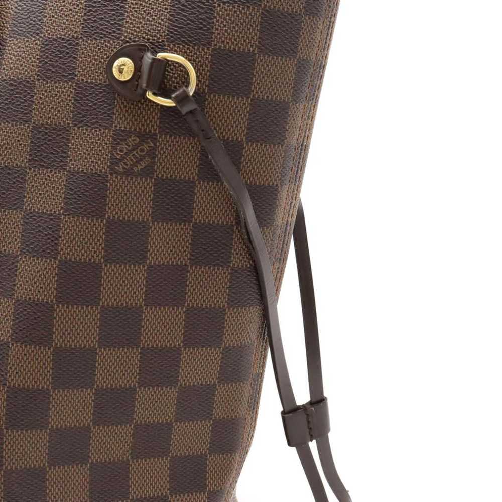 Louis Vuitton Neverfull leather handbag - image 9