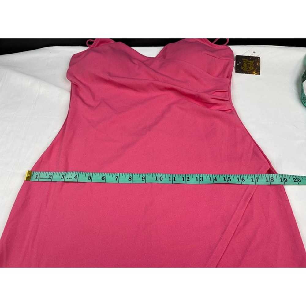 Planet Gold Women's Pink Asymmetrical Dress Sz XL… - image 8