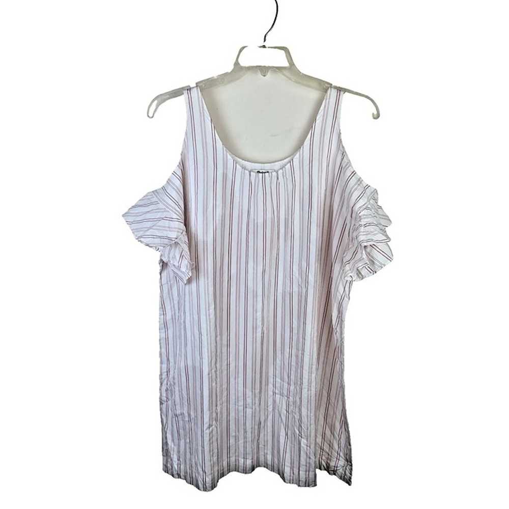 Madewell Womens Cold-Shoulder Dress Size XL Rose … - image 1