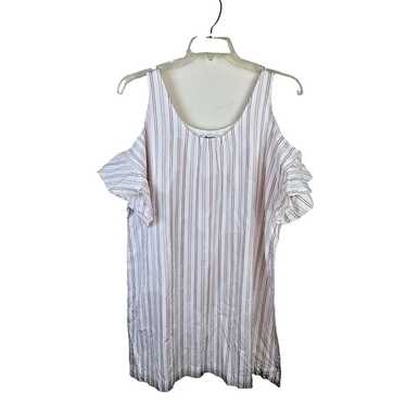 Madewell Womens Cold-Shoulder Dress Size XL Rose … - image 1