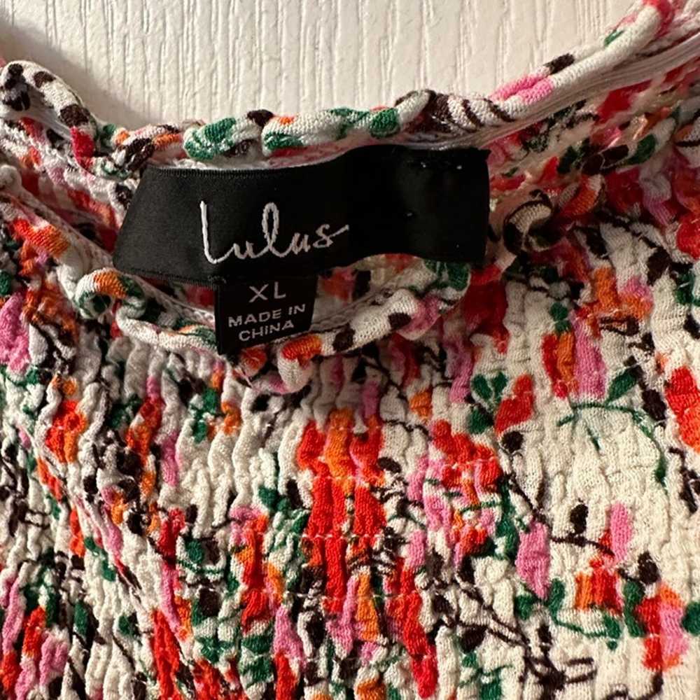 Lulus | XL View From The Meadow Cream Floral Prin… - image 6