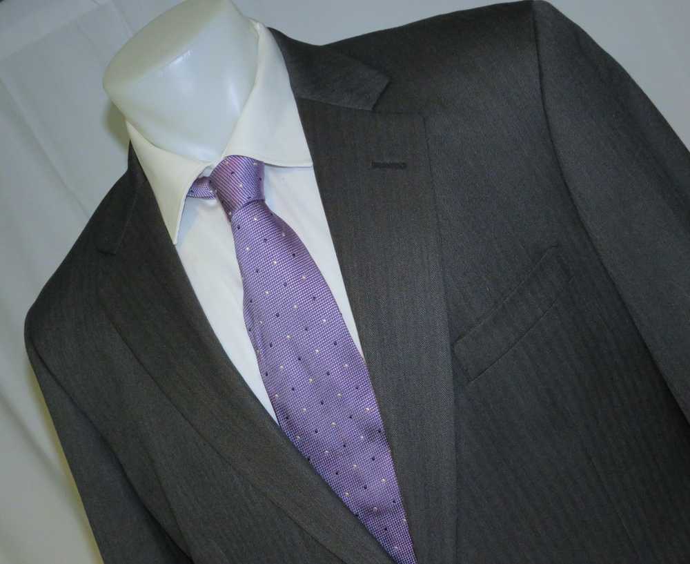 Brooks Brothers 1818 Madison Saxxon Gray Herringb… - image 6