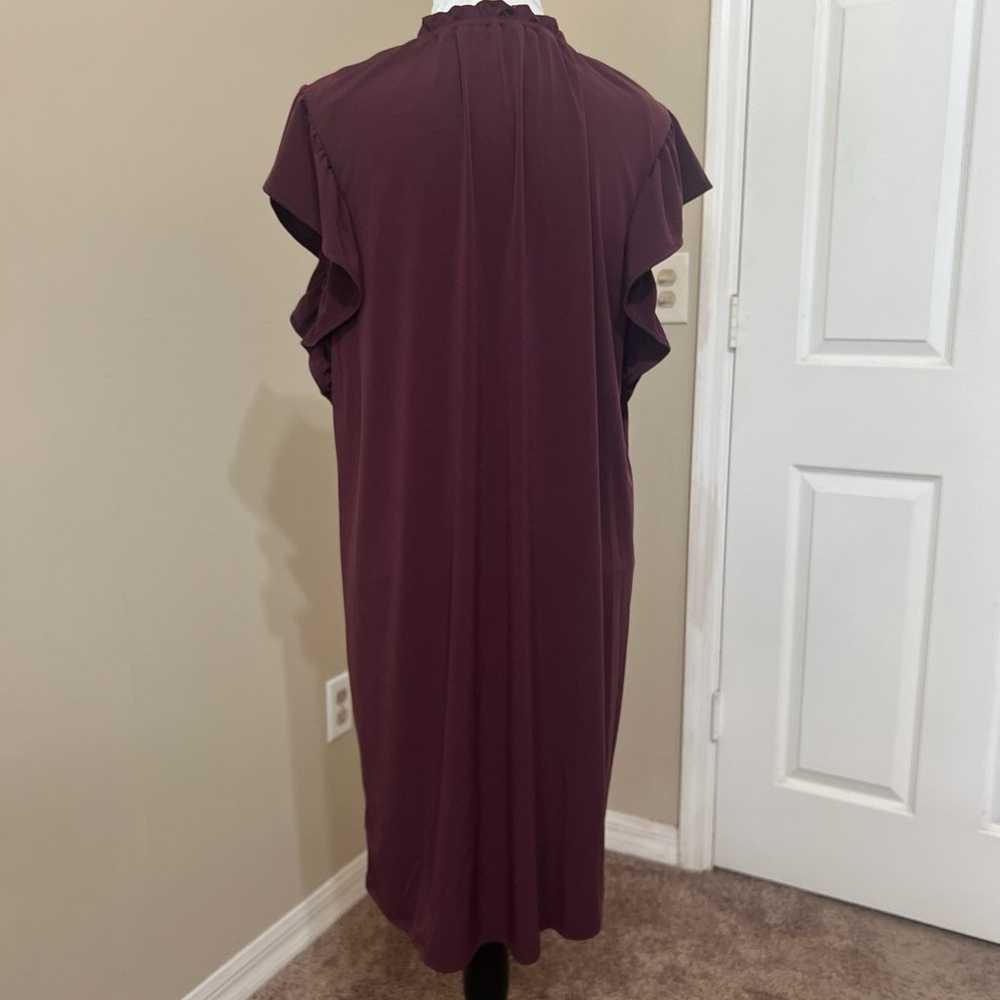 Michael Kors women’s burgundy dress  Size XL RN#1… - image 3