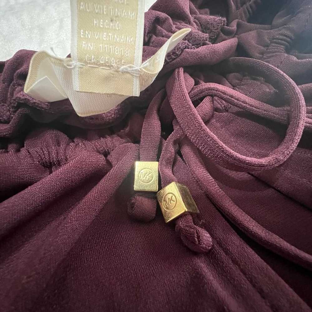 Michael Kors women’s burgundy dress  Size XL RN#1… - image 5