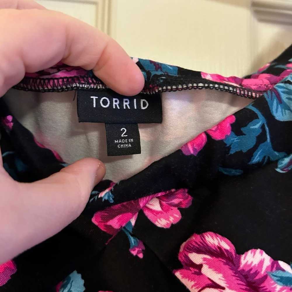 Torrid Mini Studio Luxe Ponte Off-Shoulder Skater… - image 3