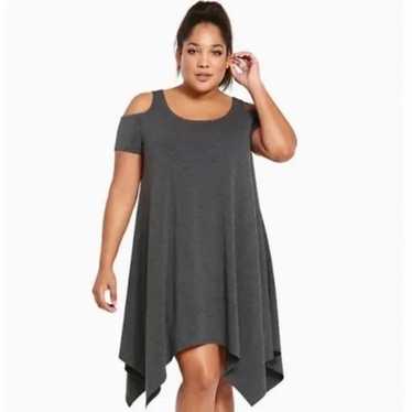 Torrid Knit Cold Shoulder Shift Dress Size 2X