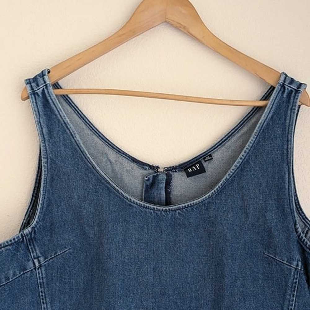 Gap sleeveless denim dress, mini denim dress, siz… - image 2