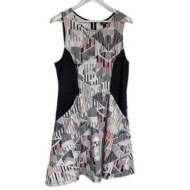 Mossimo XXL Plus-size black white abstract print … - image 1