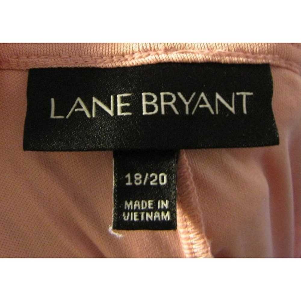 Lane Bryant 18/20 2X Pink Lace A-Line Dress POCKE… - image 3