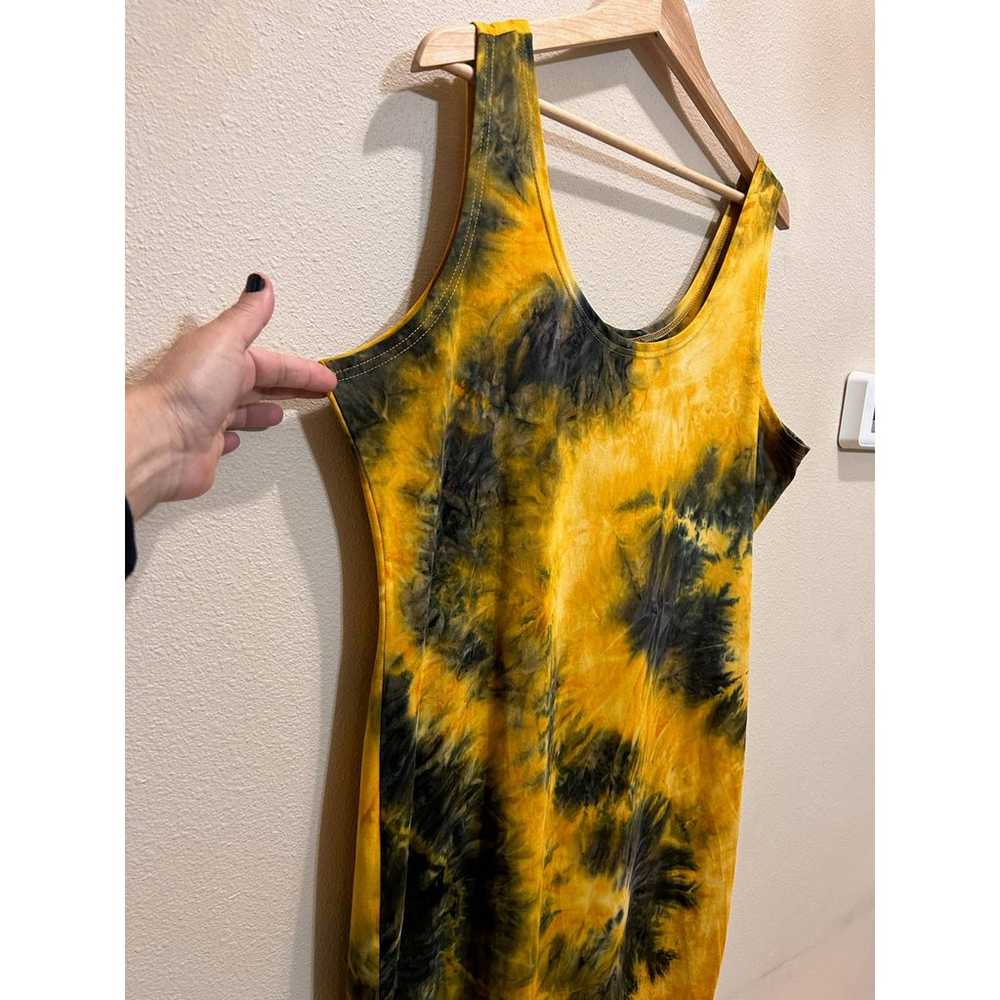 Mlle Gabrielle Tie Dye Sleeveless Dress 2X Midi C… - image 2