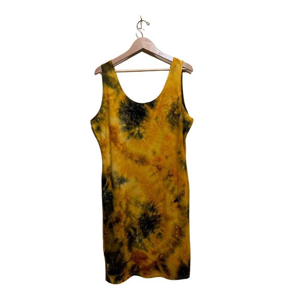 Mlle Gabrielle Tie Dye Sleeveless Dress 2X Midi C… - image 3