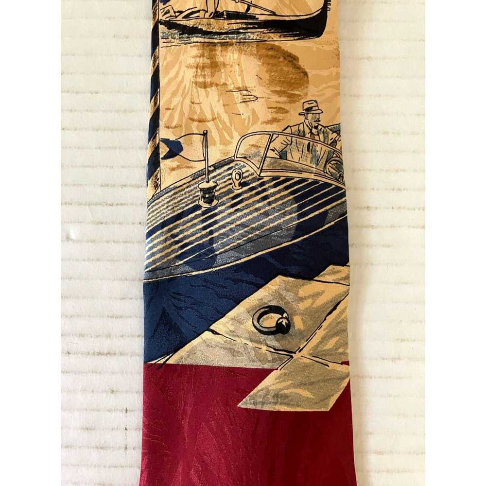 Vintage Unbranded Men's Necktie Tie Silk Jacquard… - image 3