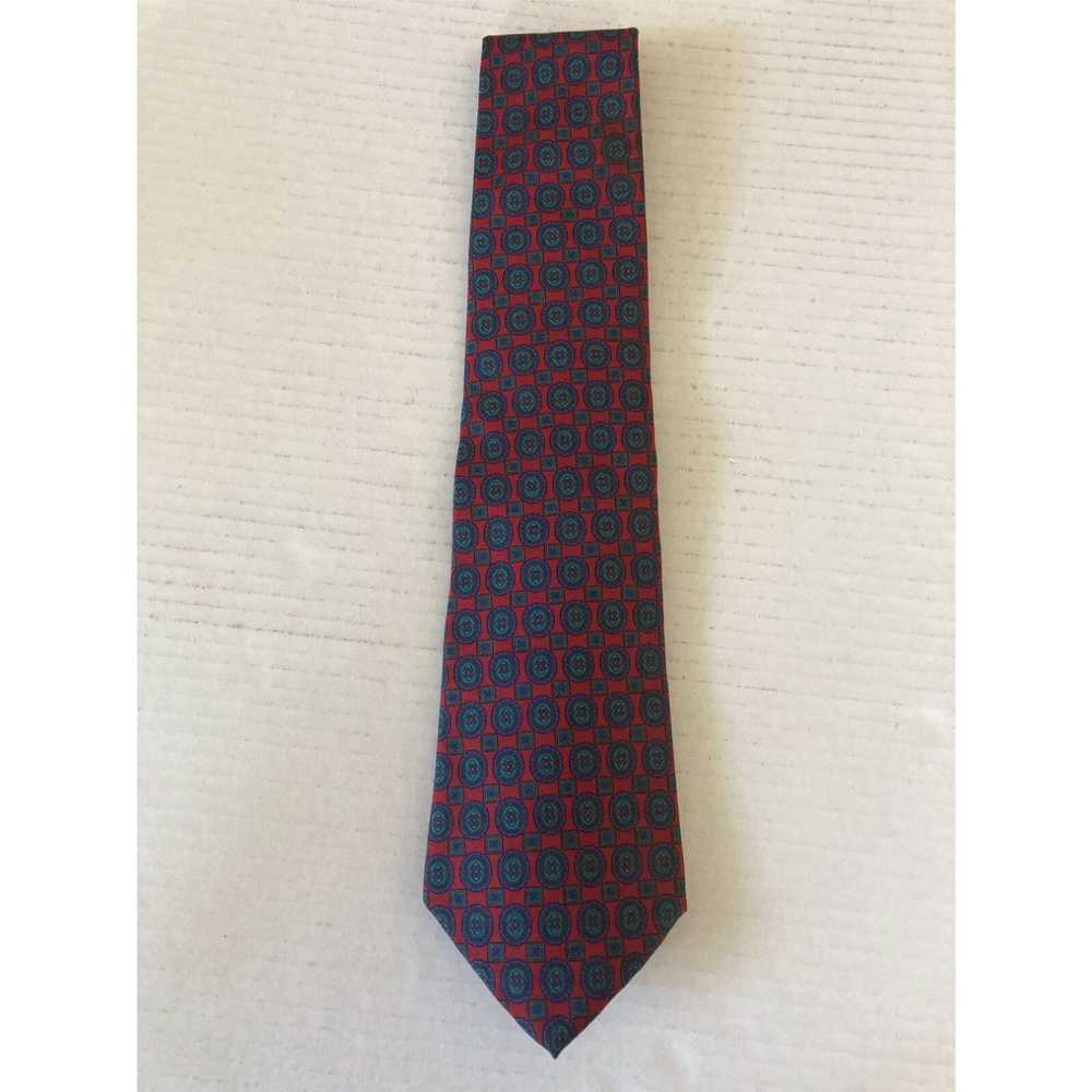 Vintage Hathaway Men's Necktie Tie All Silk Red G… - image 2