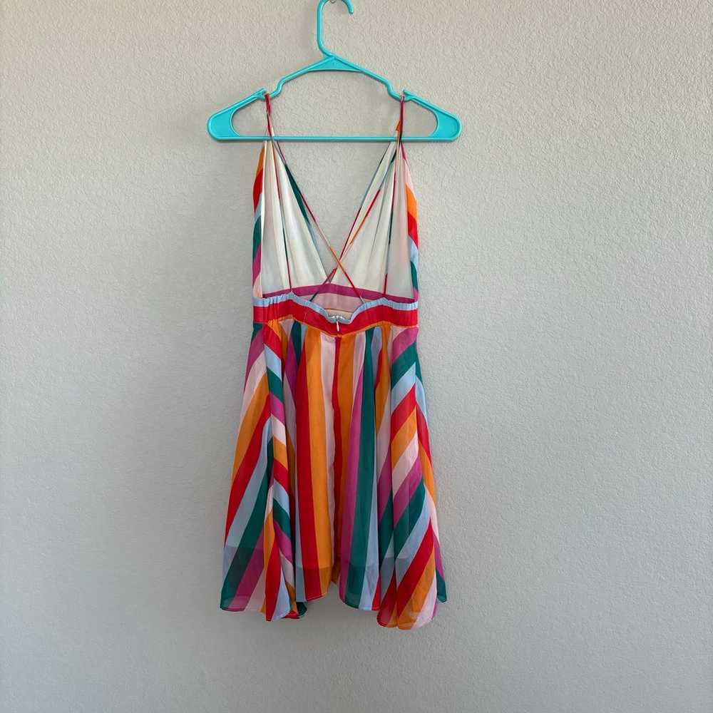 vici essue taste the rainbow mini sundress chiffo… - image 4