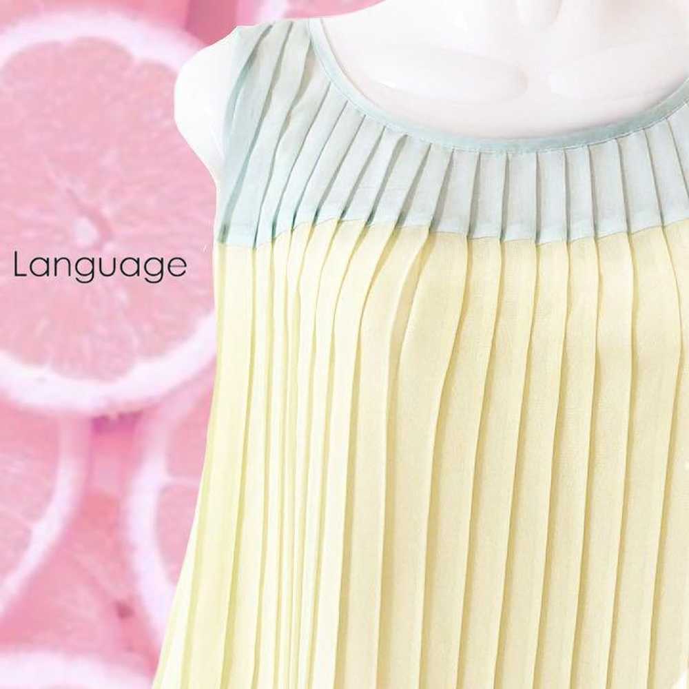 Language Pastel One-piece Dress S - image 3