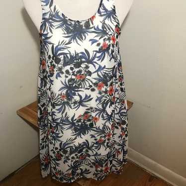 Anthropologie Paper Crane Floral Dress