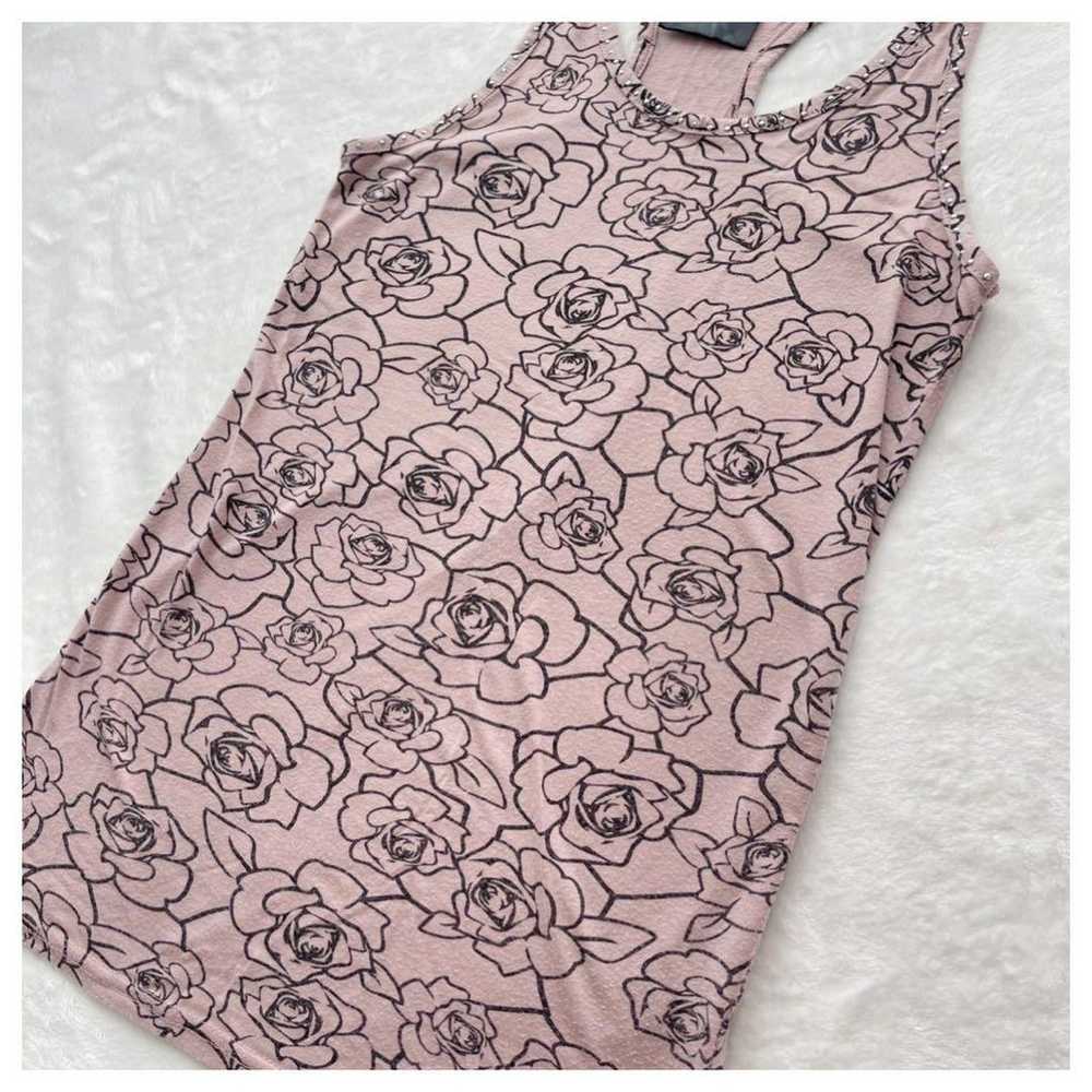 y2k Heisei Era Gal Flower Glitter Stone Tank Top … - image 3