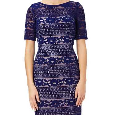 Royal blue lace Adrianna Papell dress size 6