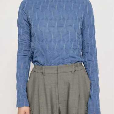 Sly gathered top with high neck, great versatilit… - image 1