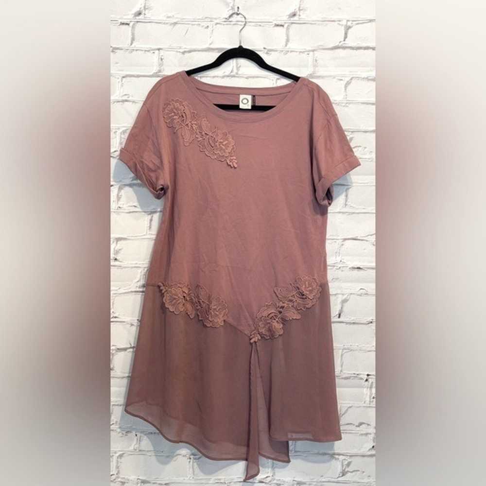 Anthropologie AKEMI KIN Kris Lace Tunic In Mauve … - image 2