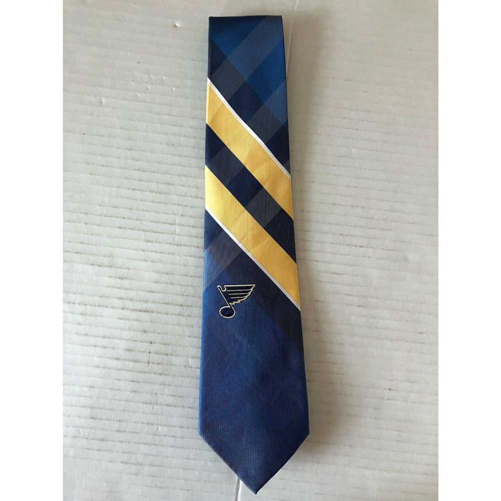 NHL NHL Men's Necktie Tie Polyester St. Louis Blu… - image 1