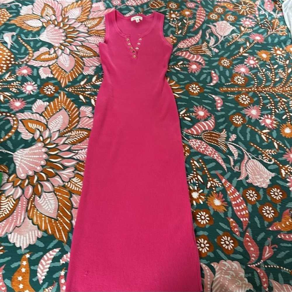 Nordstroms NWOT BLUE-pepper Midi dress sz medium - image 3