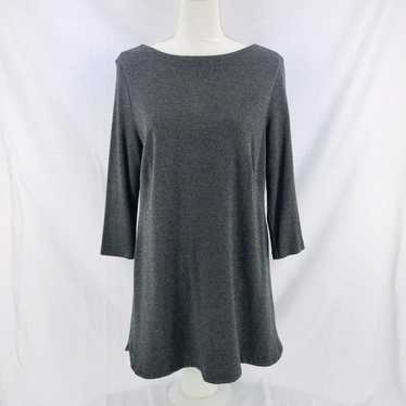 J Jill Herringbone Knit Dress Sz M