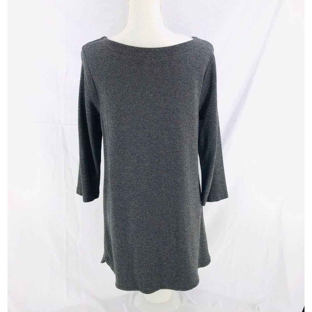 J Jill Herringbone Knit Dress Sz M - image 2