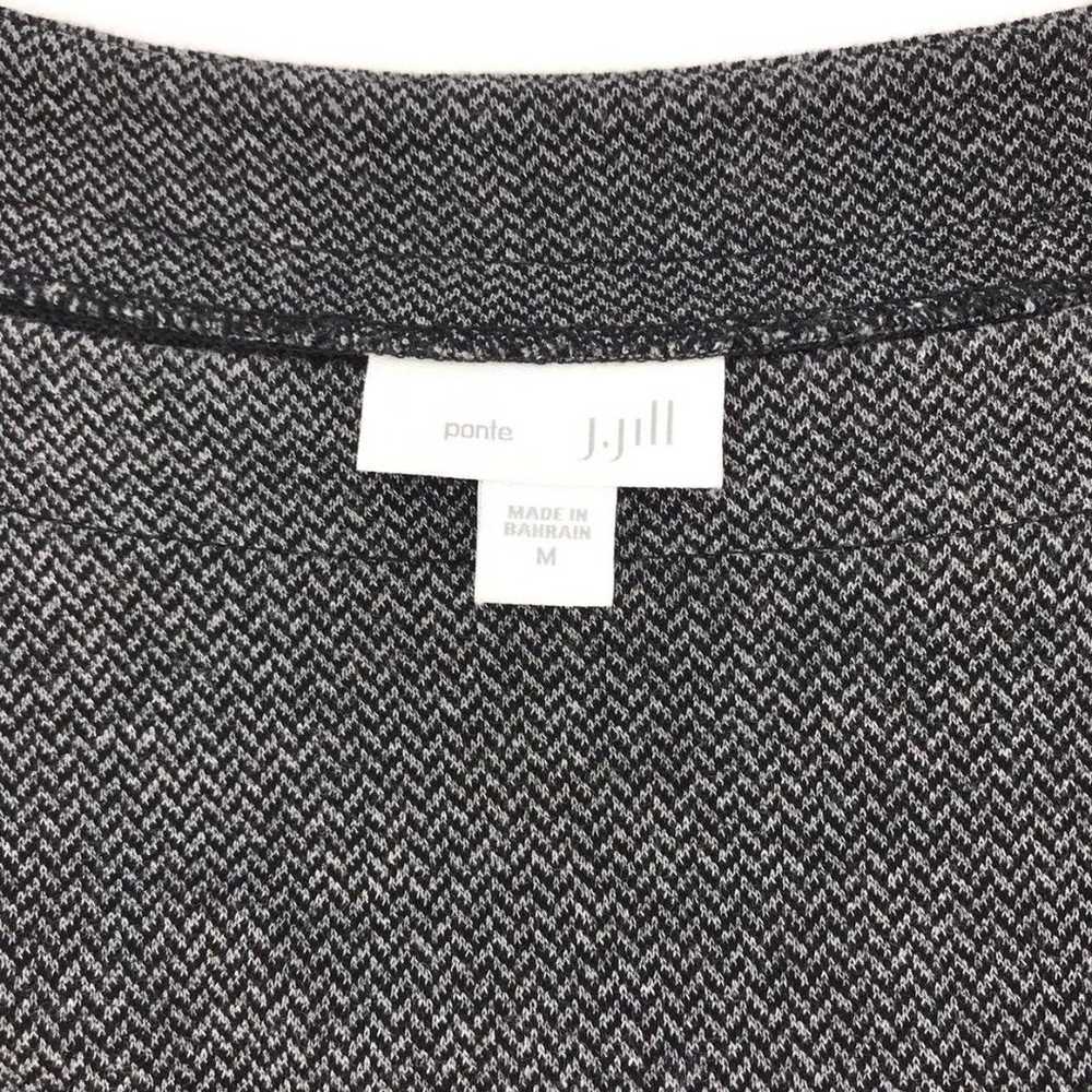 J Jill Herringbone Knit Dress Sz M - image 4