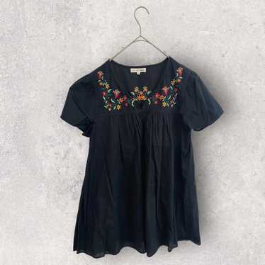 【Jaspar Minx】Floral Chiffon Shirt (LL) Black Larg… - image 1