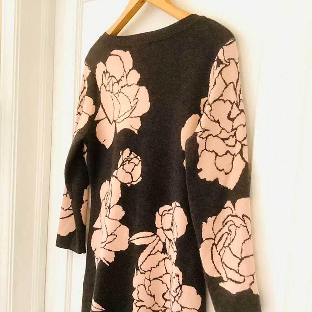 Calvin Klein Womens Large Floral Print 3/4 Sleeve… - image 11