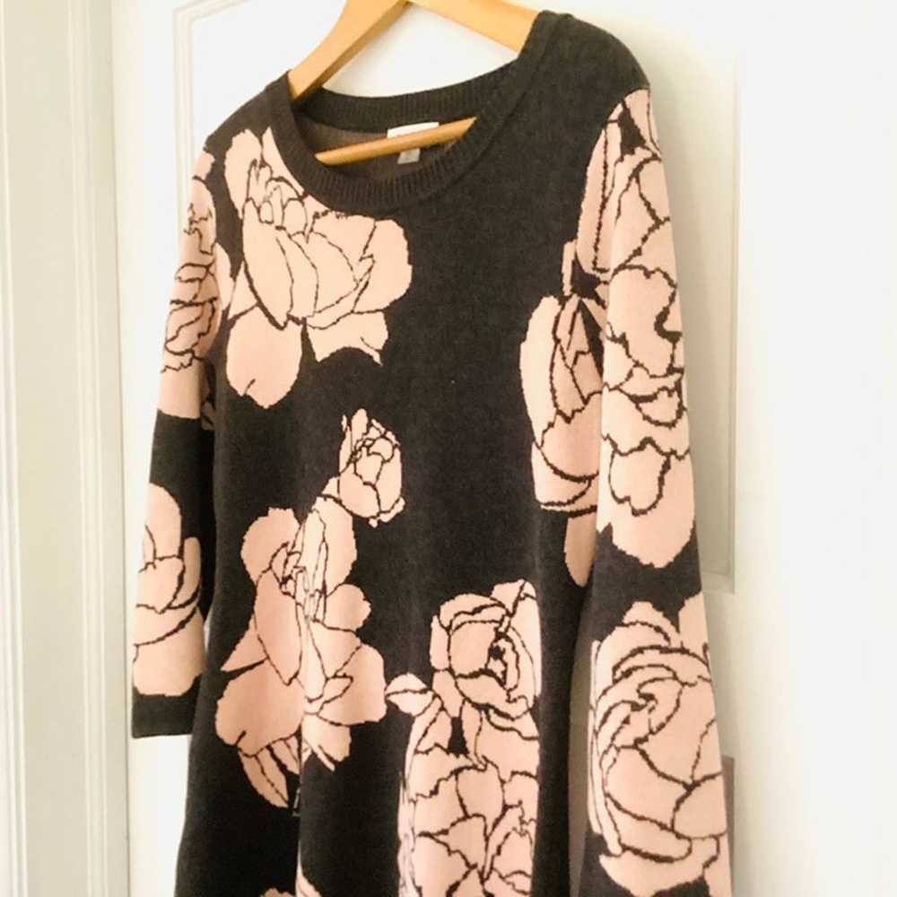 Calvin Klein Womens Large Floral Print 3/4 Sleeve… - image 6