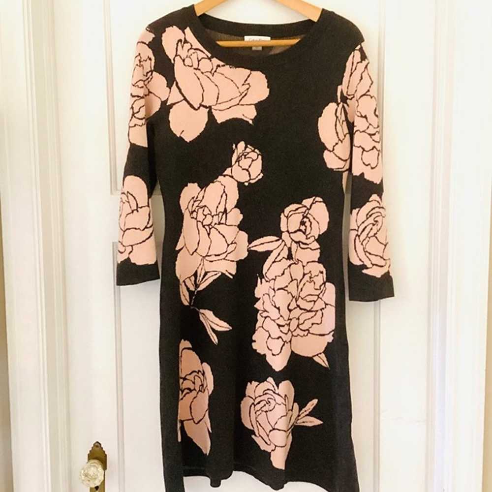 Calvin Klein Womens Large Floral Print 3/4 Sleeve… - image 8