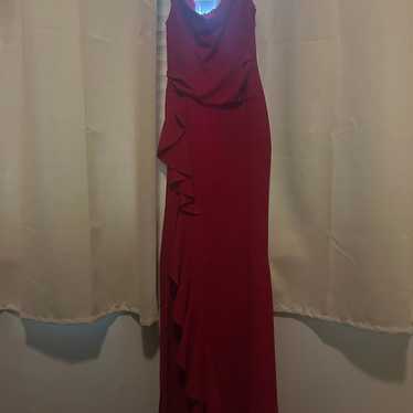 prom dress red