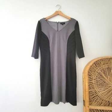 Tahari ASL Black and Gray Dress 10