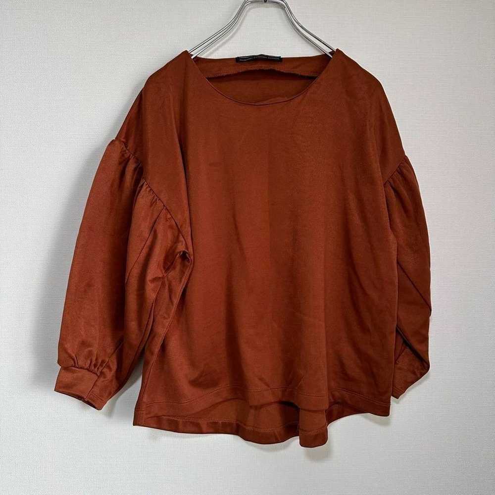 alicia PAGEBOY T-shirt Casual Brown FREE Long Sle… - image 2