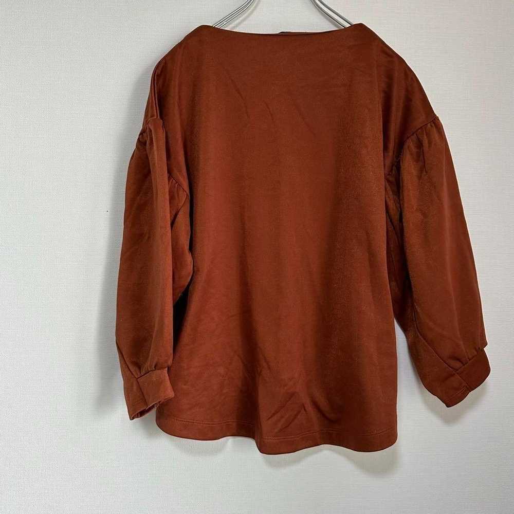 alicia PAGEBOY T-shirt Casual Brown FREE Long Sle… - image 7