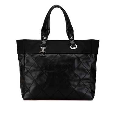 Black Chanel Large Paris Biarritz Tote