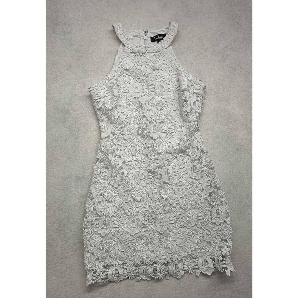 Lulus Love Poem White Lace Mini Dress boho weddin… - image 2