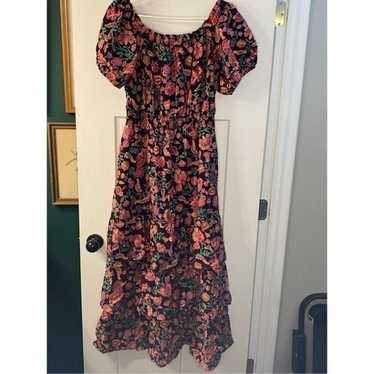 Knox Rose tiered floral maxi dress Sz M