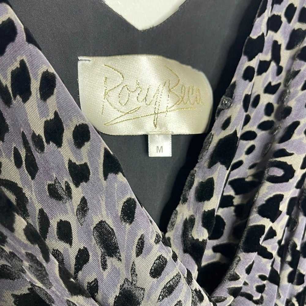 Rory Beca Silk Leopard Print Mini Dress Size Medi… - image 4