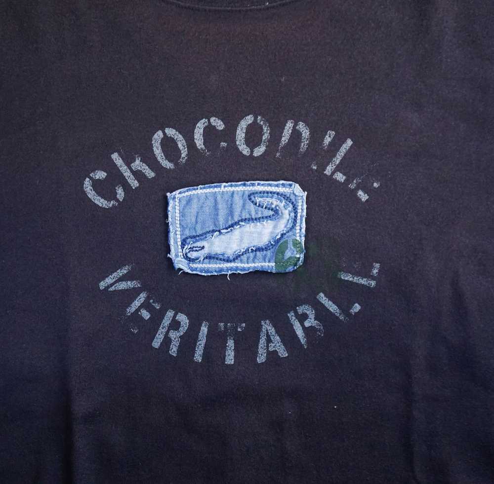 Other × Tee × Vintage CROCODILE Spell Out Patchwo… - image 2