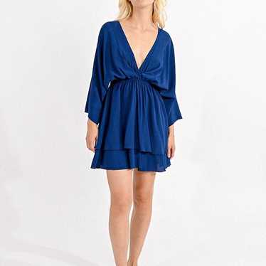 MOLLY* BRACKEN LOOSE-FITTING DRESS, V-NECK SIZE LA