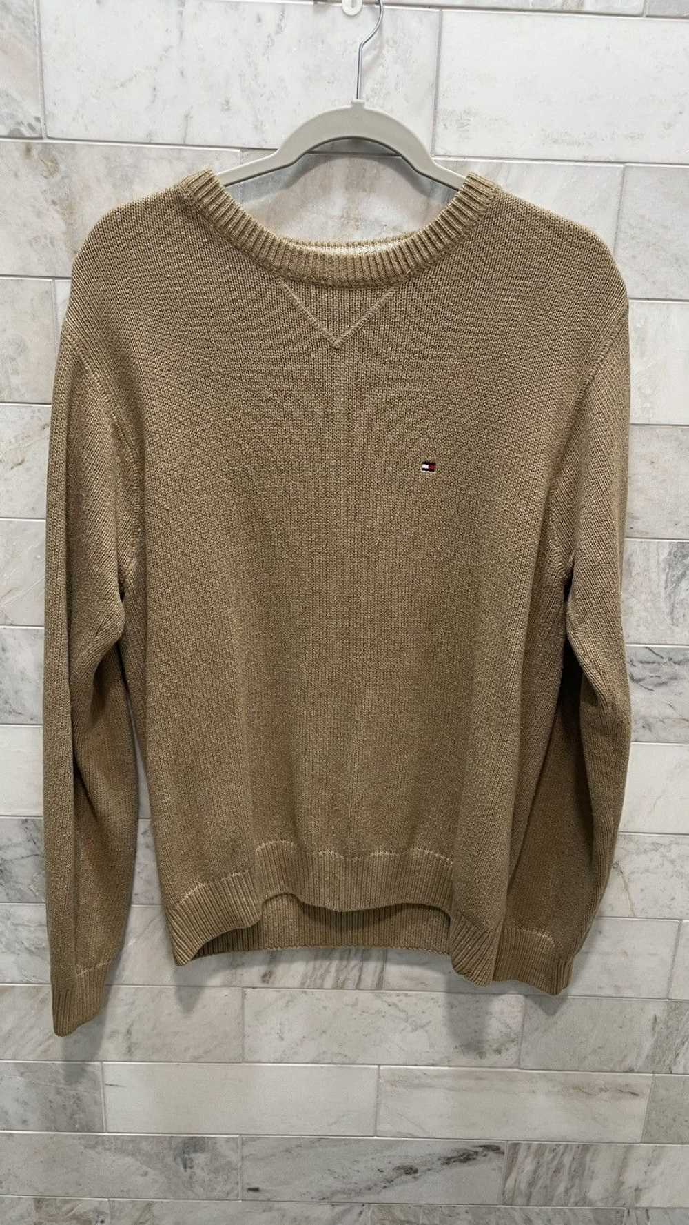 Tommy Hilfiger Tommy Hilfiger tan knitted crewneck - image 1