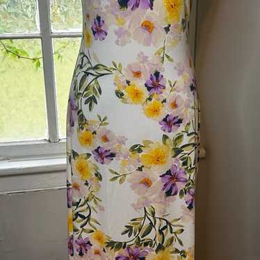 Iris floral maxi dress