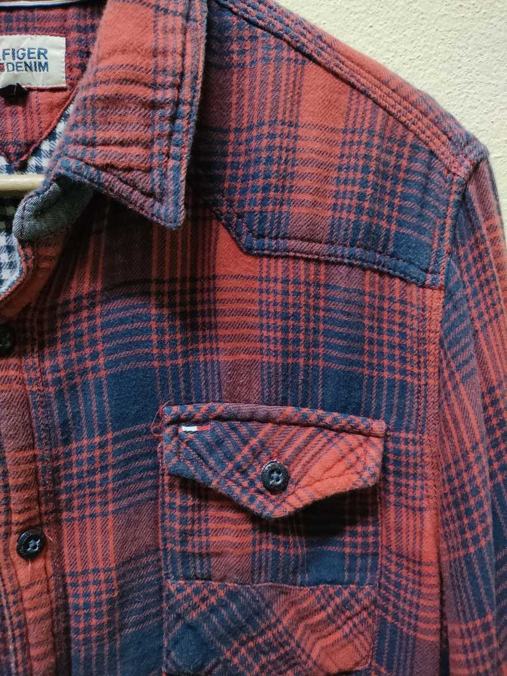 Flannel × Tommy Hilfiger Hilfiger Denim Flannel D… - image 10