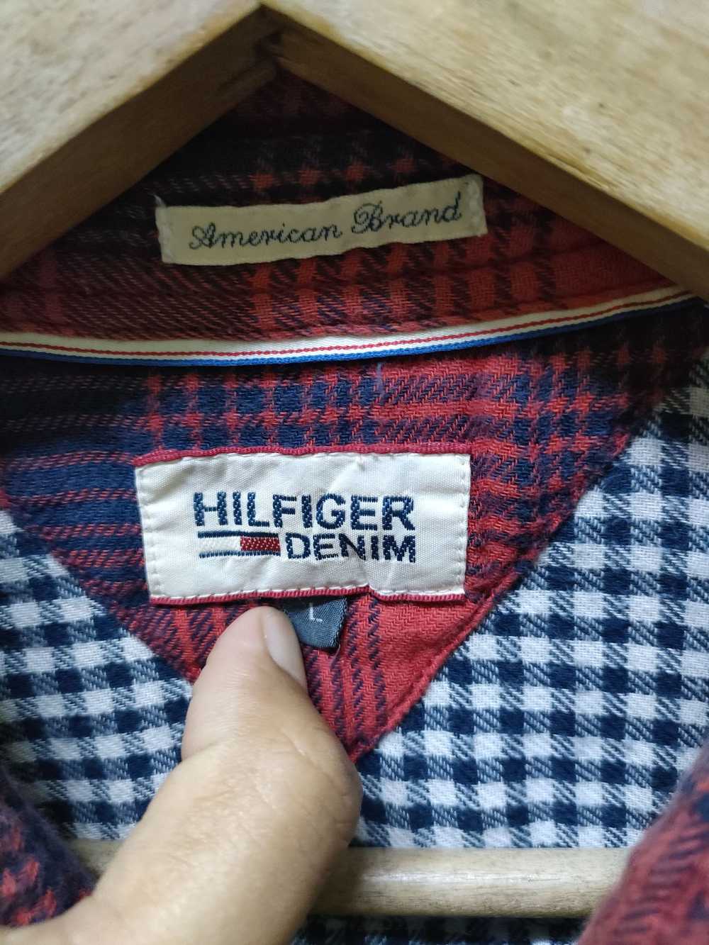 Flannel × Tommy Hilfiger Hilfiger Denim Flannel D… - image 9